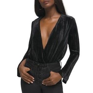 Good American Velvet Bodysuit